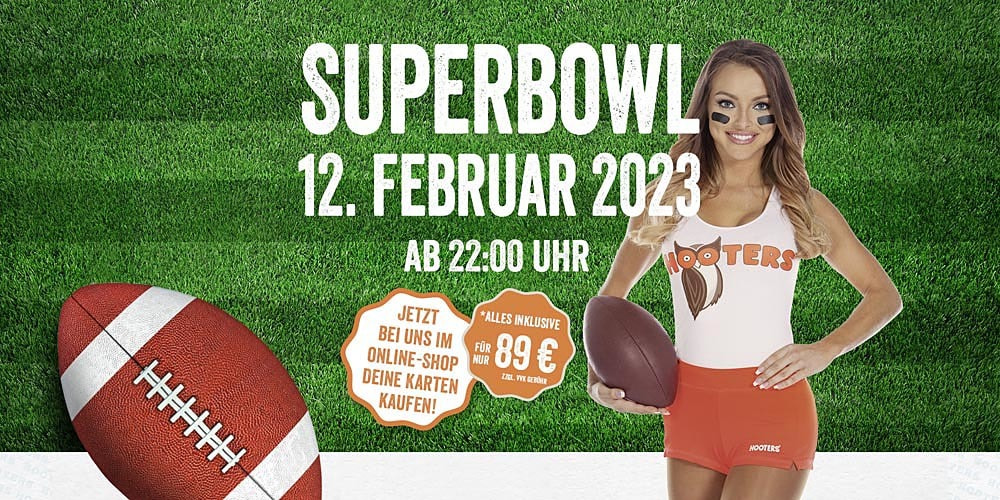 Tickets Super Bowl 2023, Größte Sportsbar Hamburgs in Hamburg