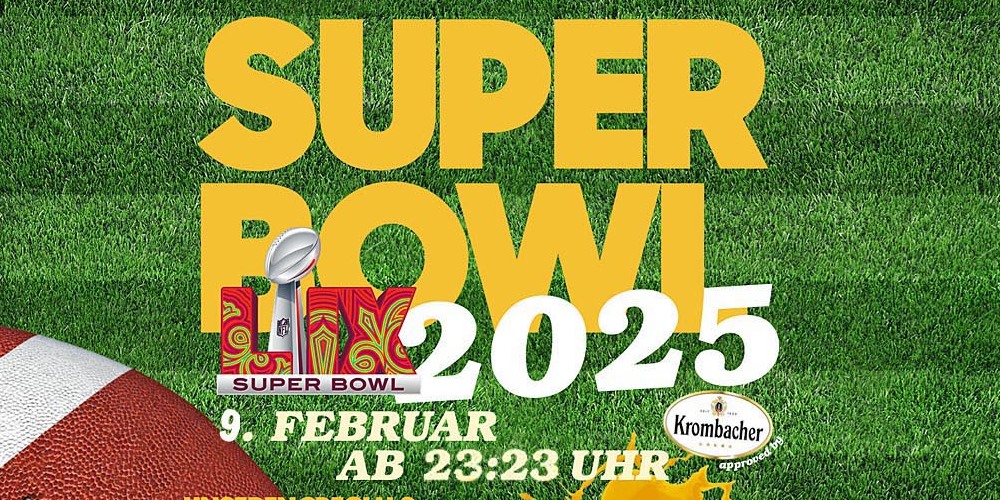 Tickets Superbowl 2025, In der größten Sportsbar Hamburgs! in Hamburg